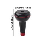 Maxbell Aluminum Alloy Fishing Reel Handle Lightweight Portable Handle Arm Ball Grip Black Red