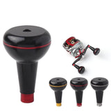 Maxbell Aluminum Alloy Fishing Reel Handle Lightweight Portable Handle Arm Ball Grip Black Red