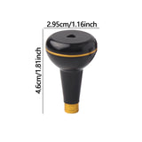 Maxbell Aluminum Alloy Fishing Reel Handle Lightweight Portable Handle Arm Ball Grip Black Gold