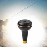 Maxbell Aluminum Alloy Fishing Reel Handle Lightweight Portable Handle Arm Ball Grip Black Gold