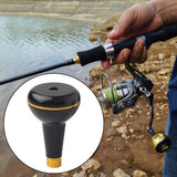 Maxbell Aluminum Alloy Fishing Reel Handle Lightweight Portable Handle Arm Ball Grip Black Gold