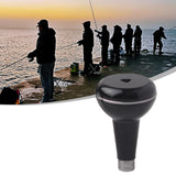 Maxbell Aluminum Alloy Fishing Reel Handle Lightweight Portable Handle Arm Ball Grip Black Silver