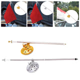 Maxbell Strong Suction Cup Flag Pole Holder Side Flag Pole Mount for SUV Trailer golden