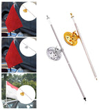 Maxbell Strong Suction Cup Flag Pole Holder Side Flag Pole Mount for SUV Trailer golden