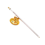 Maxbell Strong Suction Cup Flag Pole Holder Side Flag Pole Mount for SUV Trailer golden