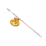 Maxbell Strong Suction Cup Flag Pole Holder Side Flag Pole Mount for SUV Trailer golden