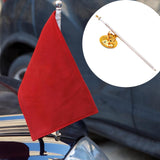 Maxbell Strong Suction Cup Flag Pole Holder Side Flag Pole Mount for SUV Trailer golden