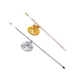 Maxbell Strong Suction Cup Flag Pole Holder Side Flag Pole Mount for SUV Trailer golden