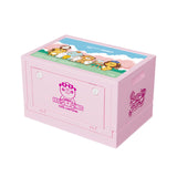 Maxbell Foldable Storage Box 20L Cartoon Folding Container for Home Bedroom Home Use Pink