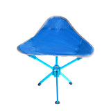 Maxbell Camping Stool Seat Portable Foldable Small Chair for Gardening Concert Beach blue