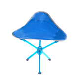 Maxbell Camping Stool Seat Portable Foldable Small Chair for Gardening Concert Beach blue