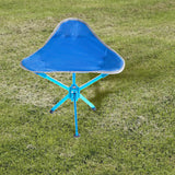 Maxbell Camping Stool Seat Portable Foldable Small Chair for Gardening Concert Beach blue