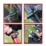 Maxbell Bike Multitool Cycling Accessories Travel Camping 38 in 1 Bicycle Repair Kit