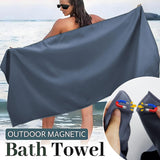 Maxbell Magnetic Bath Towel Absorbent Beach Towel for Bathing Vacation Swimming Pool