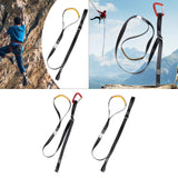 Maxbell Foot Ascender Mountaineering Pedal Riser for Outdoor Exploration Accessories With Carabiner