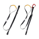 Maxbell Foot Ascender Mountaineering Pedal Riser for Outdoor Exploration Accessories With Carabiner