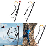 Maxbell Foot Ascender Mountaineering Pedal Riser for Outdoor Exploration Accessories With Carabiner