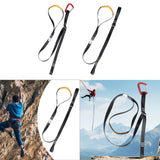 Maxbell Foot Ascender Mountaineering Pedal Riser for Outdoor Exploration Accessories With Carabiner
