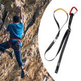 Maxbell Foot Ascender Mountaineering Pedal Riser for Outdoor Exploration Accessories With Carabiner