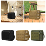 Maxbell Outdoor Utility Tool Pouch Medical Organizer Bag for Hiking Climbing Hunting Black