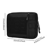 Maxbell Outdoor Utility Tool Pouch Medical Organizer Bag for Hiking Climbing Hunting Black