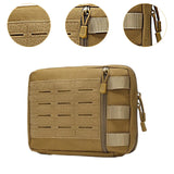 Maxbell Outdoor Utility Tool Pouch Medical Organizer Bag for Hiking Climbing Hunting Khaki