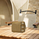 Maxbell Outdoor Utility Tool Pouch Medical Organizer Bag for Hiking Climbing Hunting Khaki