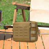 Maxbell Outdoor Utility Tool Pouch Medical Organizer Bag for Hiking Climbing Hunting Khaki