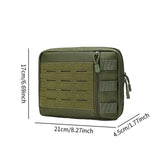 Maxbell Outdoor Utility Tool Pouch Medical Organizer Bag for Hiking Climbing Hunting Green