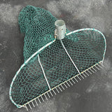 Maxbell Claw Rake with Basket Sturdy Dig Clams Tool for Outdoor Fishing Digging Lake Type B