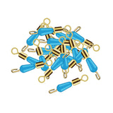 Maxbell 20Pcs Fishing Swivels Portable for Freshwater Saltwater Fishing 13mm