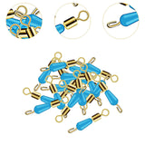 Maxbell 20Pcs Fishing Swivels Portable for Freshwater Saltwater Fishing 14mm
