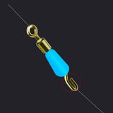 Maxbell 20Pcs Fishing Swivels Portable for Freshwater Saltwater Fishing 15mm
