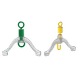 Maxbell 10 Pieces Fishing Line splitters for Freshwater Saltwater 15mm Green