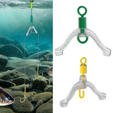 Maxbell 10 Pieces Fishing Line splitters for Freshwater Saltwater 15mm Green