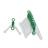 Maxbell 10 Pieces Fishing Line splitters for Freshwater Saltwater 15mm Green