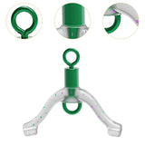 Maxbell 10 Pieces Fishing Line splitters for Freshwater Saltwater 20mm Green