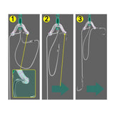 Maxbell 10 Pieces Fishing Line splitters for Freshwater Saltwater 20mm Green