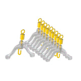 Maxbell 10 Pieces Fishing Line splitters for Freshwater Saltwater 15mm Yellow