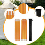 Maxbell 2 Pieces Tent Poles Folding 3.2M Ultralight Tent Accessories for Backpacking