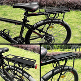 Maxbell Bike Luggage Cargo Rack Accessories Universal Fit with Secure Taillights