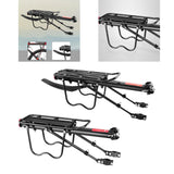 Maxbell Bike Luggage Cargo Rack Accessories Universal Fit with Secure Taillights