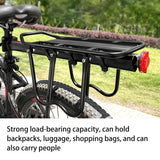 Maxbell Bike Luggage Cargo Rack Accessories Universal Fit with Secure Taillights