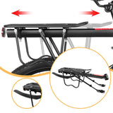 Maxbell Bike Luggage Cargo Rack Accessories Universal Fit with Secure Taillights
