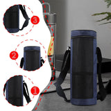 Maxbell Water Bottle Carrier Bag Portable 2L Water Bottle Cover for Men Women Hiking blue