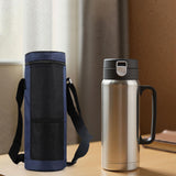 Maxbell Water Bottle Carrier Bag Portable 2L Water Bottle Cover for Men Women Hiking blue