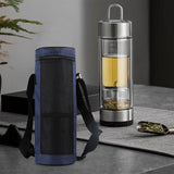 Maxbell Water Bottle Carrier Bag Portable 2L Water Bottle Cover for Men Women Hiking blue