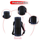 Maxbell Water Bottle Carrier Bag Portable 2L Water Bottle Cover for Men Women Hiking blue