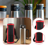 Maxbell Water Bottle Carrier Bag Portable 2L Water Bottle Cover for Men Women Hiking red