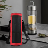 Maxbell Water Bottle Carrier Bag Portable 2L Water Bottle Cover for Men Women Hiking red